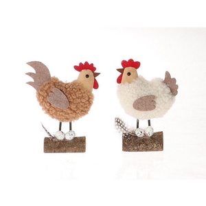 Easter Deco chicken 11.5cm