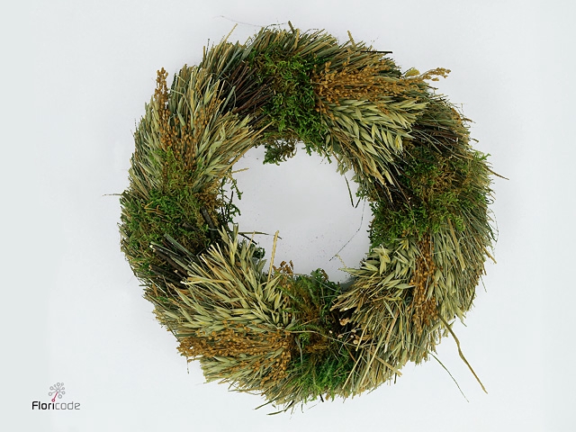 Wreath 30cm saritastick natural