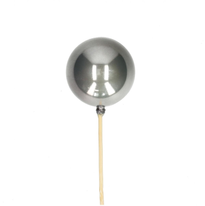 <h4>Kerst bijsteker 50cm Kerstbal pearl d06cm</h4>