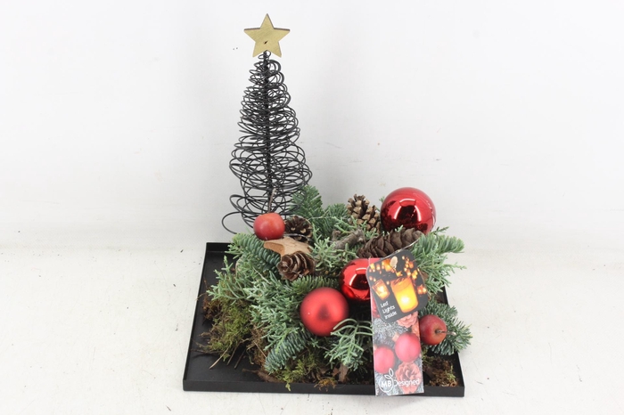 <h4>arr5 Kerst MB - Zink 4kant kboom red led</h4>