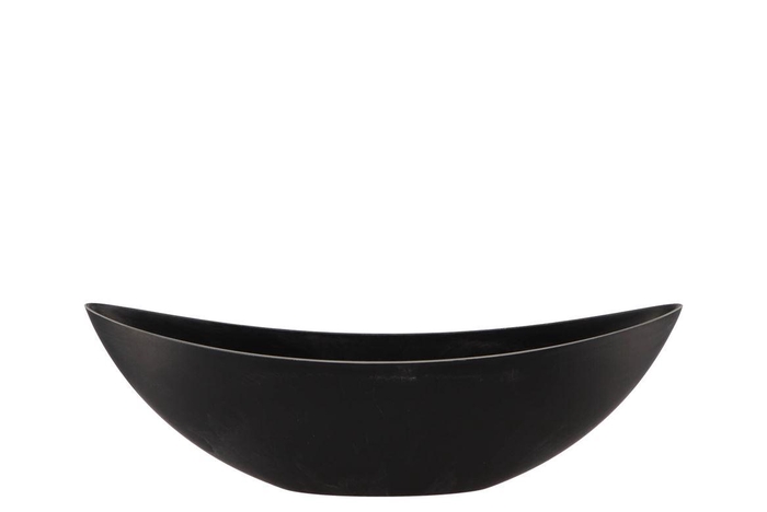 <h4>Melamine Grey Boat Oval 55x14x18cm</h4>