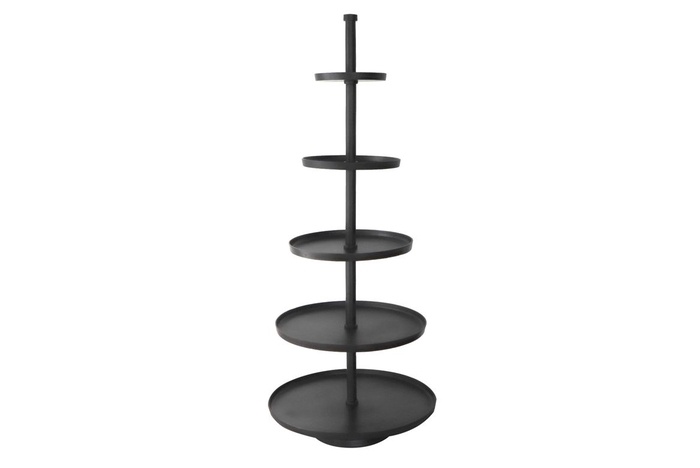<h4>Storage Shelf Basic Black 63x63x155cm</h4>