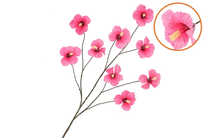 <h4>Silk Hibiscus Dark Pink 125cm</h4>