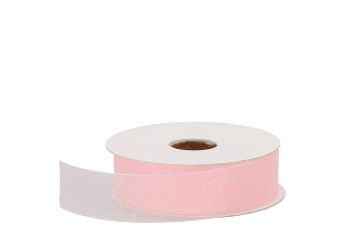 Ribbon Organza 10 Rose 50mx25mm