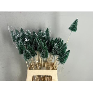 Stick Tree 9cm Green+ White Ti