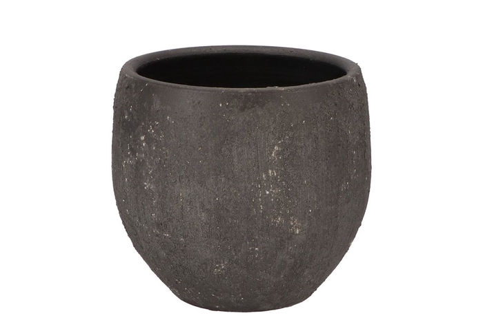 <h4>Bali Black Coal Pot 20x18cm</h4>