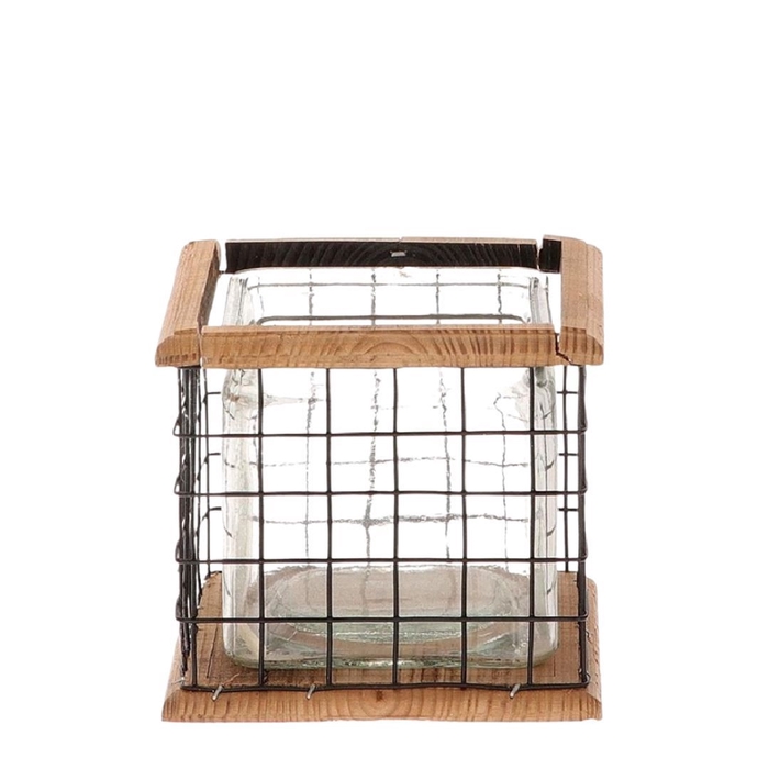 Glass Lodge pot d13*12cm