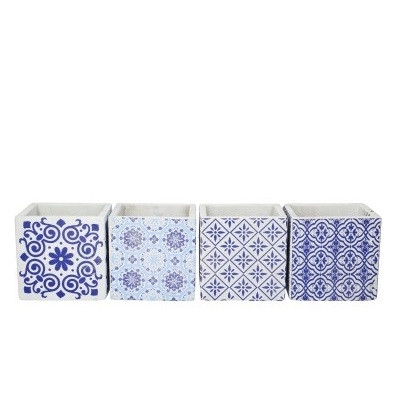 <h4>Ceramics Cube Dutch d12.5*12.5cm ass.</h4>