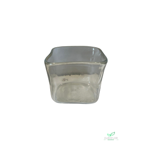 GLAS VIERKANT HELDER 12CM