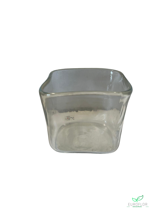 GLAS VIERKANT HELDER 10CM