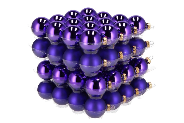 <h4>Glass Ball Purple Rain 40mm P/64</h4>