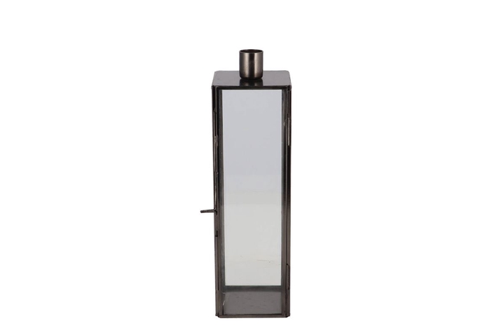<h4>Braga Scottish Black Candle Holder 8x8x19cm</h4>