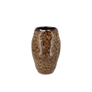Dana Brown Cat Eye Vase 17x17x26cm