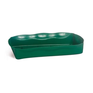 BASE PLASTICA P BLOCO DE ESPUMA FLORAL 24X11 VERDE