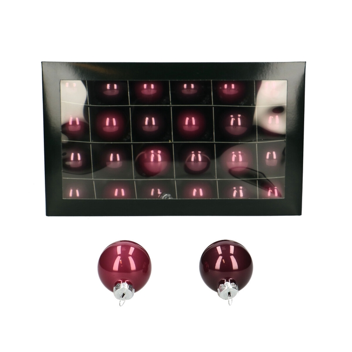 <h4>Kerstbal Bal  40mm pearl x48</h4>