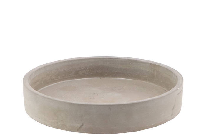 <h4>Concrete Bowl Round 25x5cm</h4>