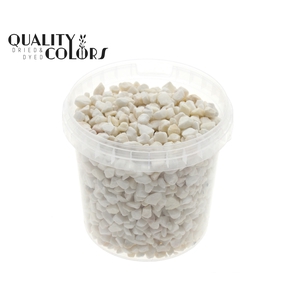 Rocks 1 ltr bucket Natural White