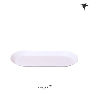 Kolibri home Plate oval white