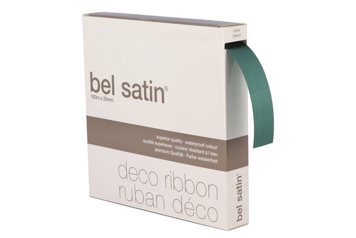 <h4>Ribbon Satin 48 Staalblauw 100m X 25mm P/1 Nm</h4>