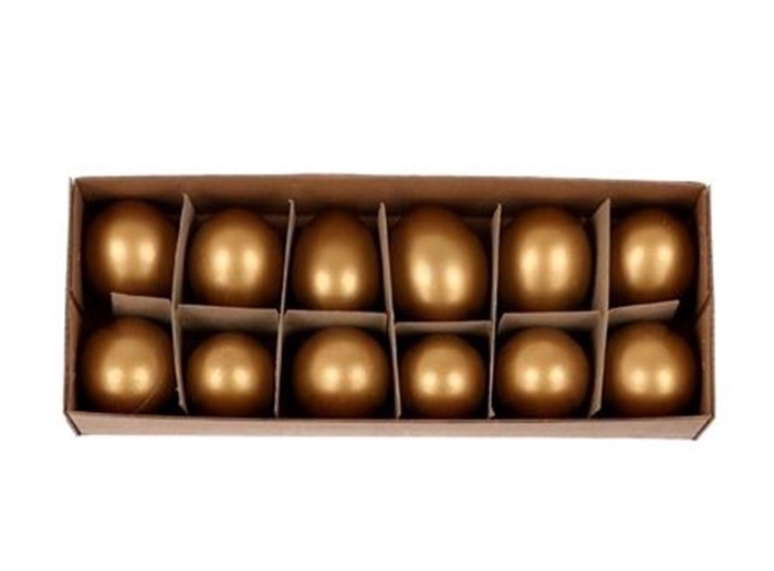 <h4>Deco Egg Chicken Gold 12 Pcs</h4>