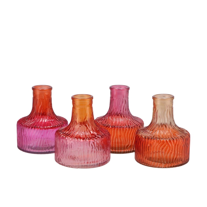 <h4>Bicolore Vase Orange Mix Ass P/1 11x13cm Nm</h4>