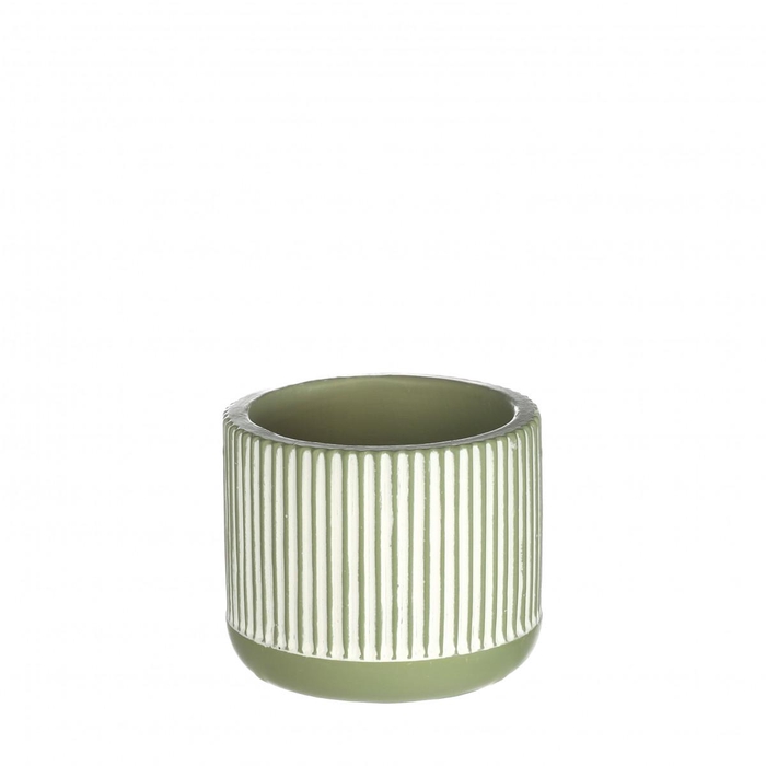 <h4>Keramiek Lines pot d07.5*6cm</h4>