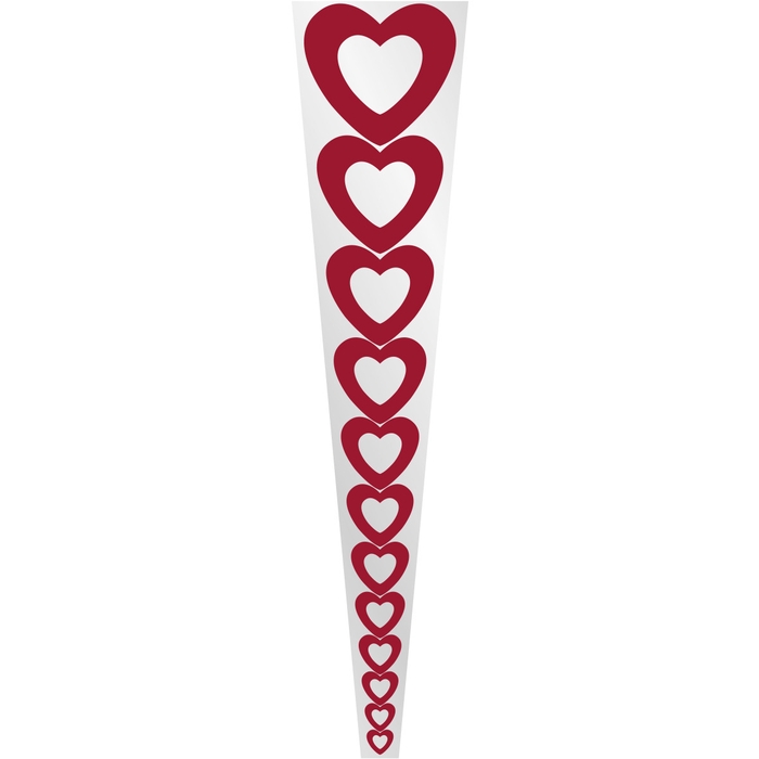 <h4>Valentijn Hoes 1Roos Heart 60*14*13cm x50</h4>