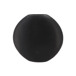 Jada Black Oval Vase 40x11cm