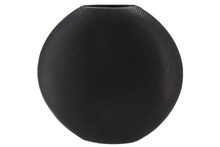 <h4>Jada Black Oval Vase 40x11cm</h4>