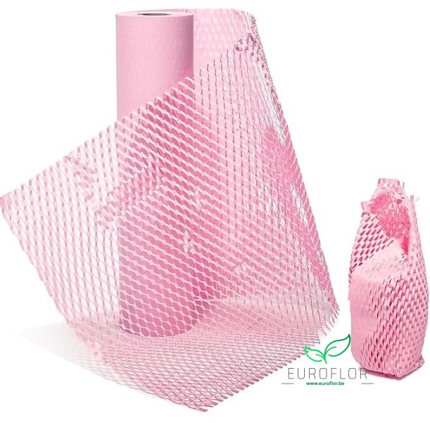 PAPER REEL HONEYCOMB 25M 50CM PINK