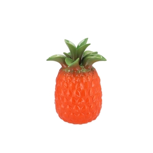 Pineapple Tropical Orange Vase 18x18x28cm Nm