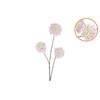 Silk Hydrangea Branch Light Purple 85cm