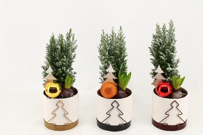 <h4>Kerst Arrangement Collectie "Glam Empire" keramiek Tree</h4>