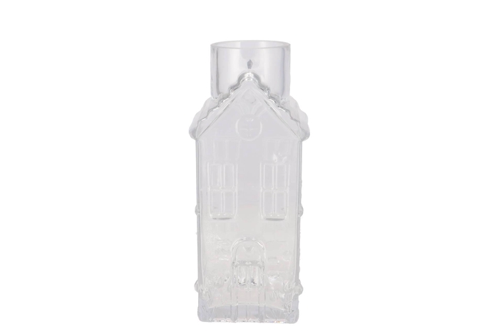 Mille Clear Vase House 13x13x30cm