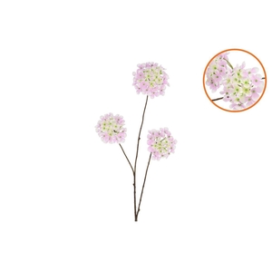 Silk Hydrangea X3 Light Purple 85cm Nm