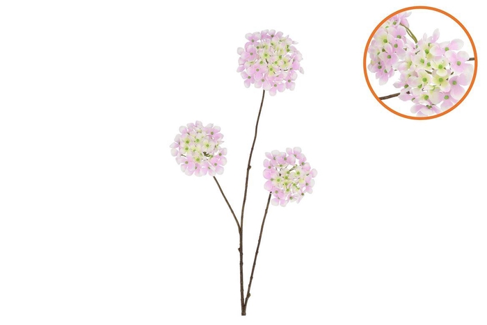 <h4>Silk Hydrangea X3 Light Purple 85cm Nm</h4>