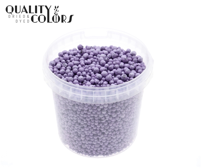 Terracotta pearls 1 ltr bucket Lila