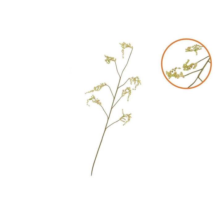 <h4>Silk Berry Branch Yellow 137cm</h4>