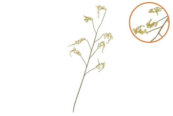 <h4>Silk Berry Branch Yellow 137cm</h4>