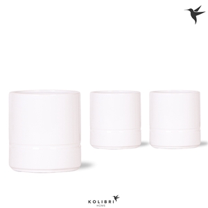 Kolibri Home Pastel pot white 12 cm