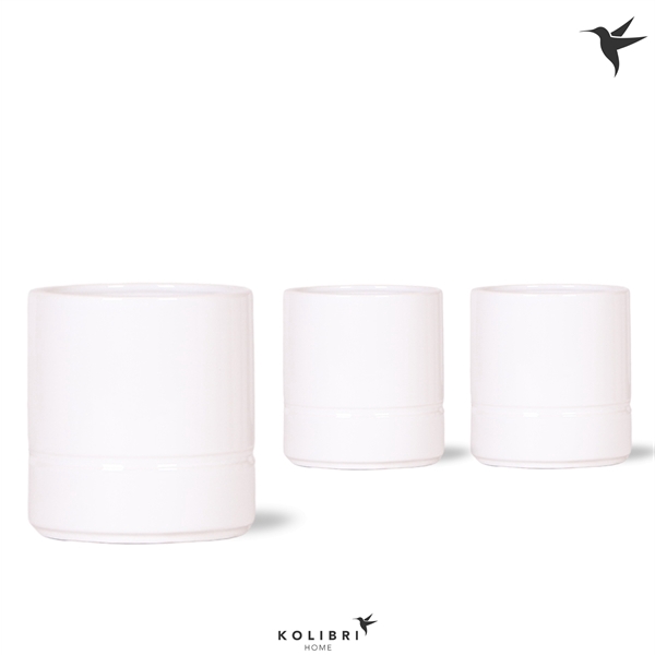 <h4>Kolibri Home Pastel pot white 12 cm</h4>