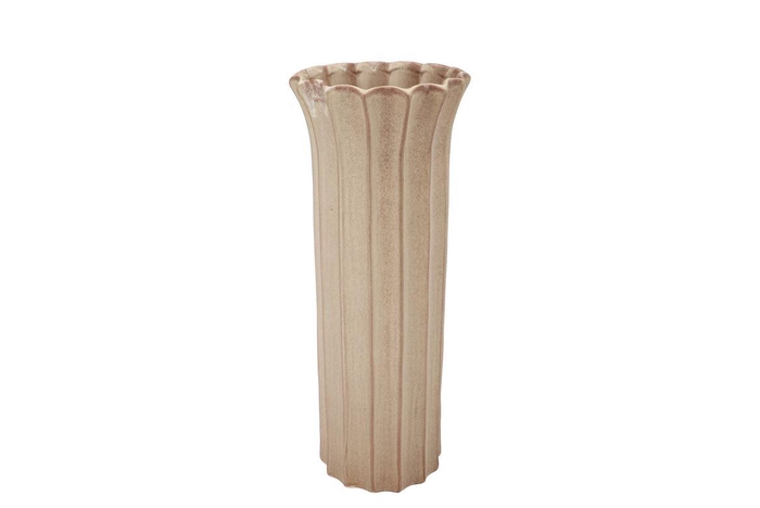 <h4>Macy Sand Vase 18x18x36cm Nm</h4>