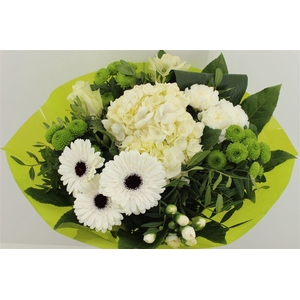 Boeket Hortensia Wit