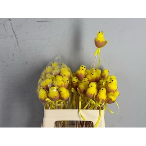 Stick Egg+chicken+sisal Yellow