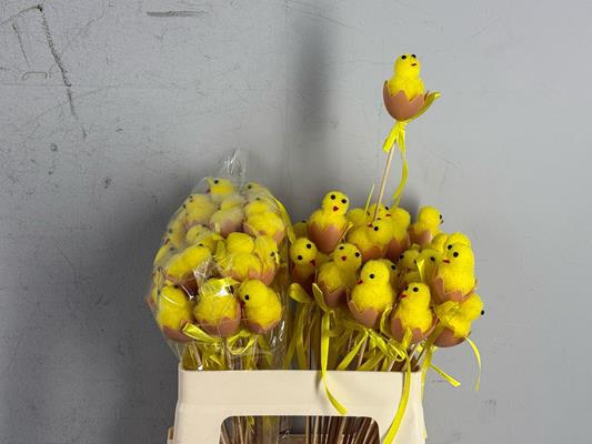 <h4>Stick Egg+chicken+sisal Yellow</h4>