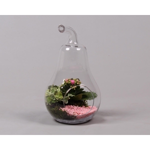 Glazen peer met Arrangement D17 H30