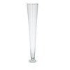 Glass lilyvase conical d11 60cm