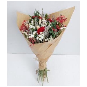 Dried bouquet 'XXL red'