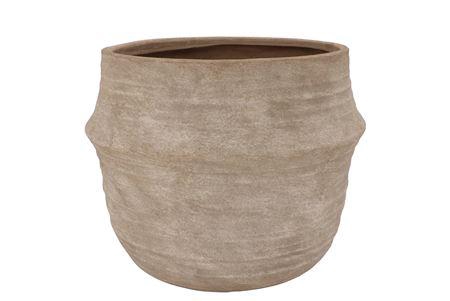 <h4>Lisboa Brown Pot Edge 30x30x26cm</h4>