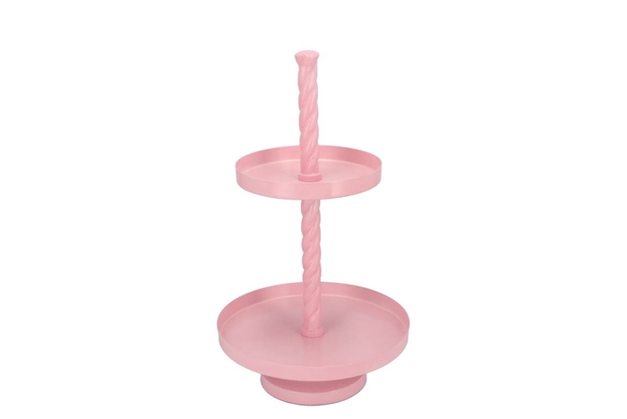 Storage Shelf Swirl Jolly Light Pink 35x35x62cm